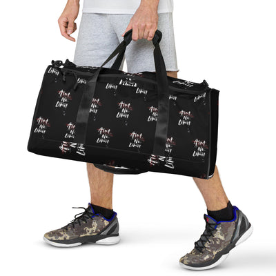 Product mockup luxury duffle bag for gym and travel